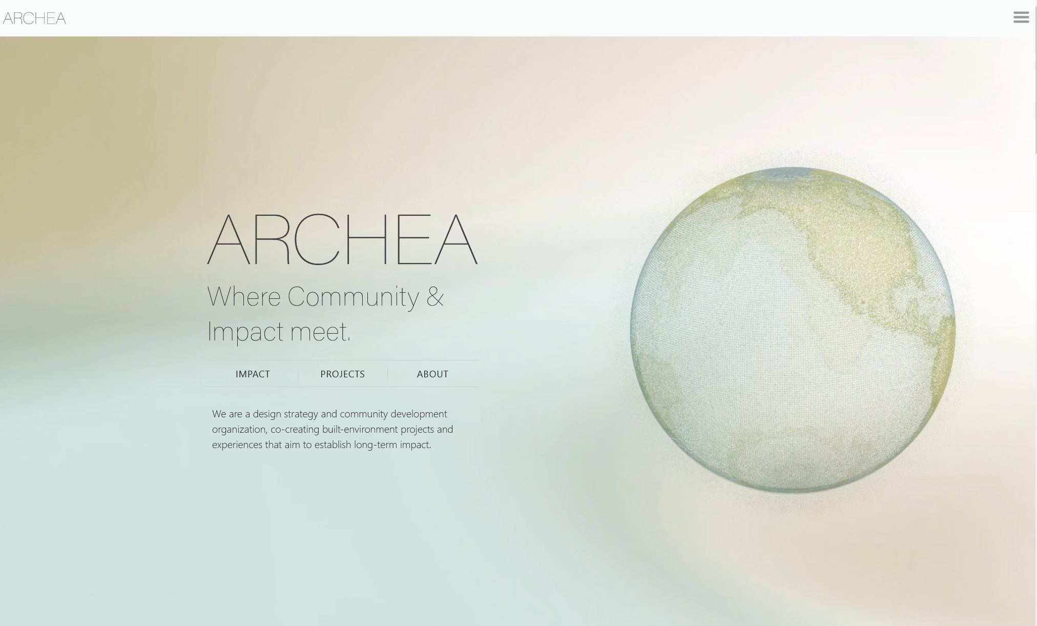 Archea Group — Website Custom pentru ONG Internațional